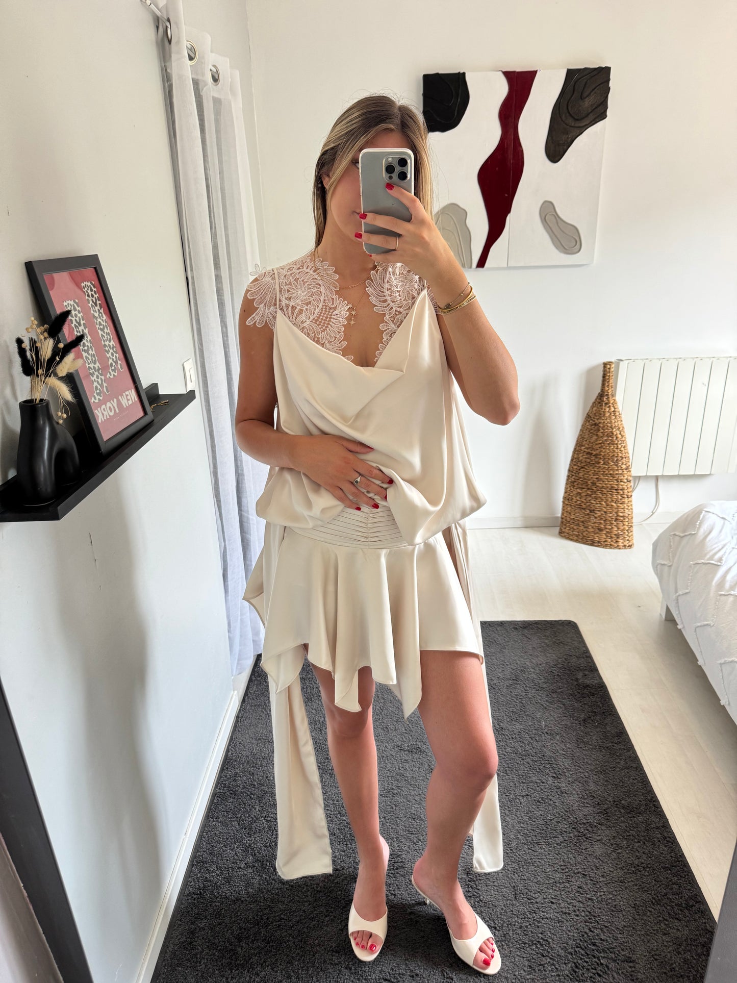 ROBE "LIVIA" BEIGE