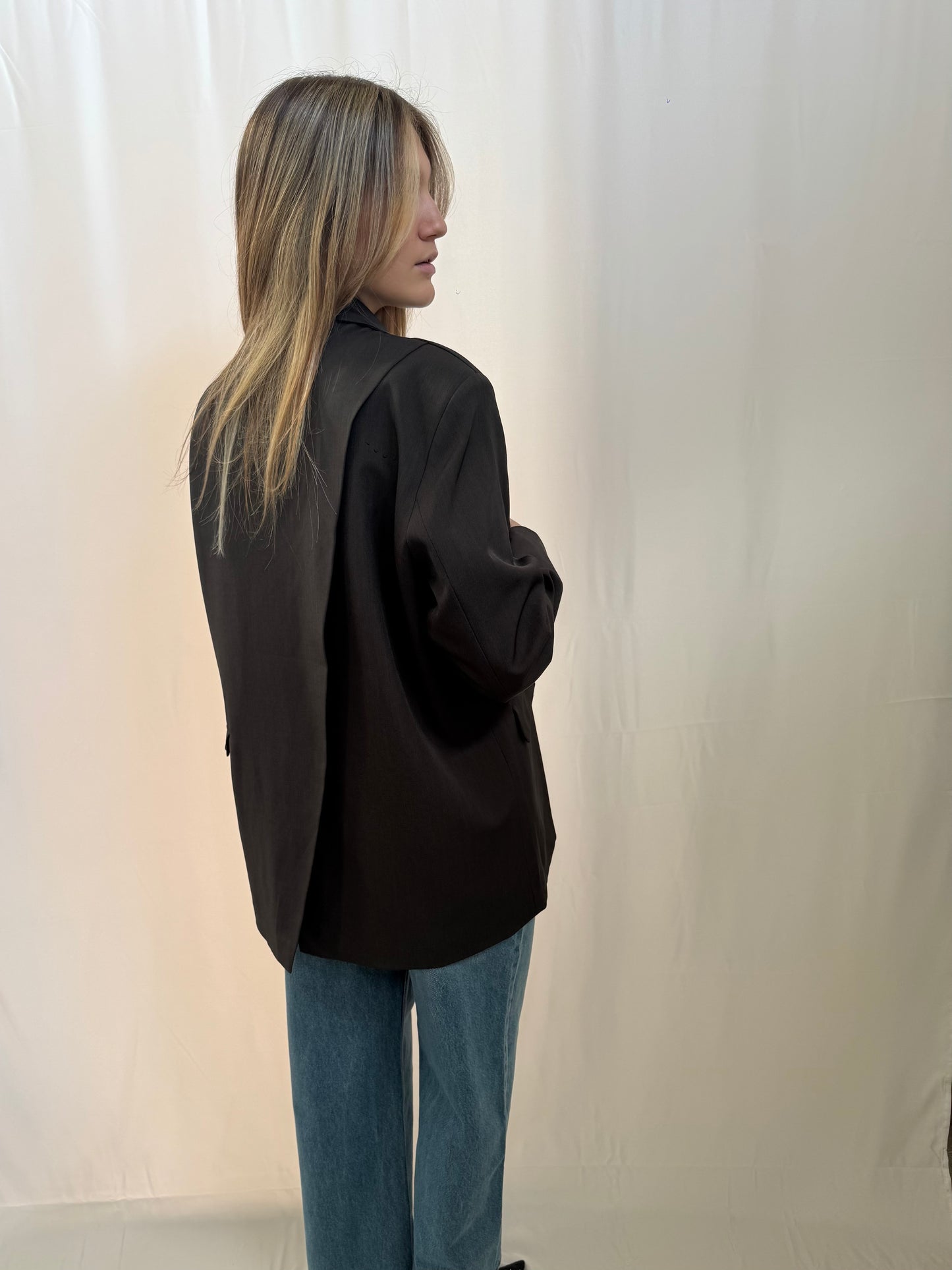 BLAZER OVERSIZE GRIS