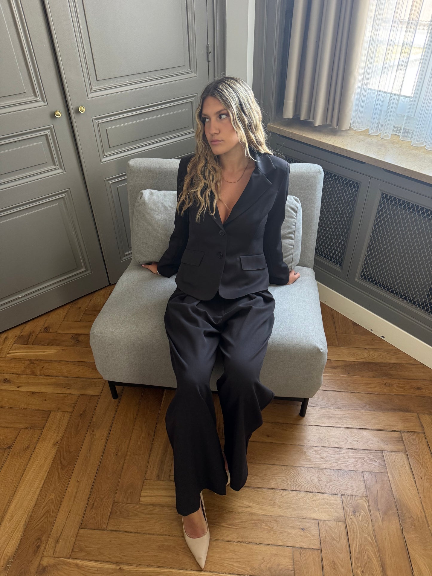 VESTE DE TAILLEUR MARRON