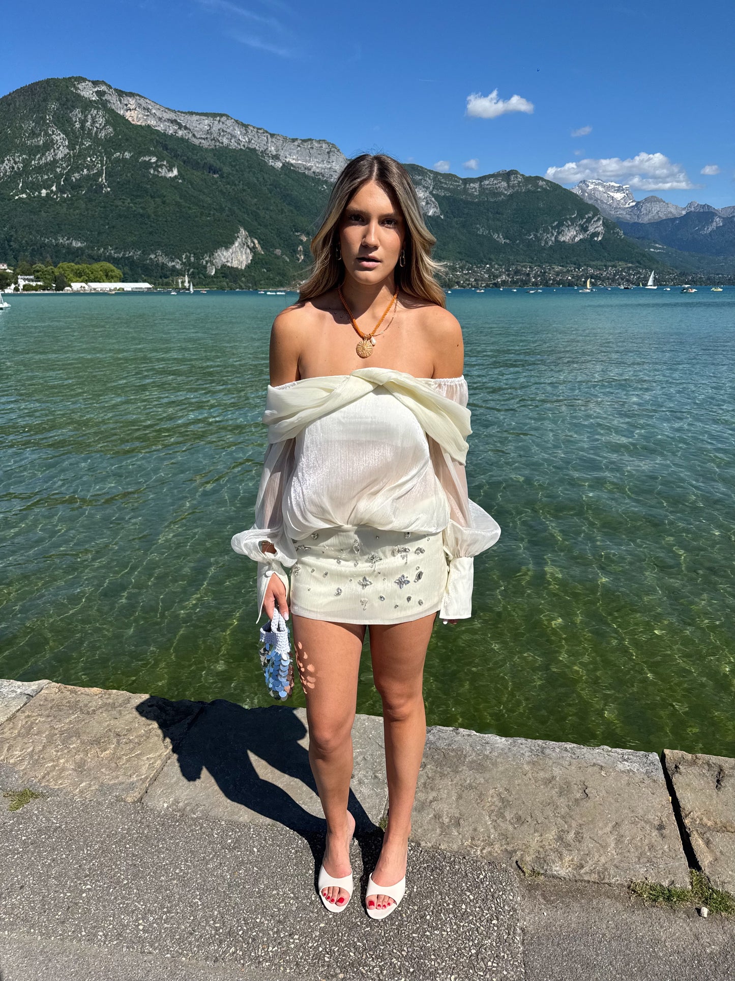 ROBE "VANILLE" BLANCHE