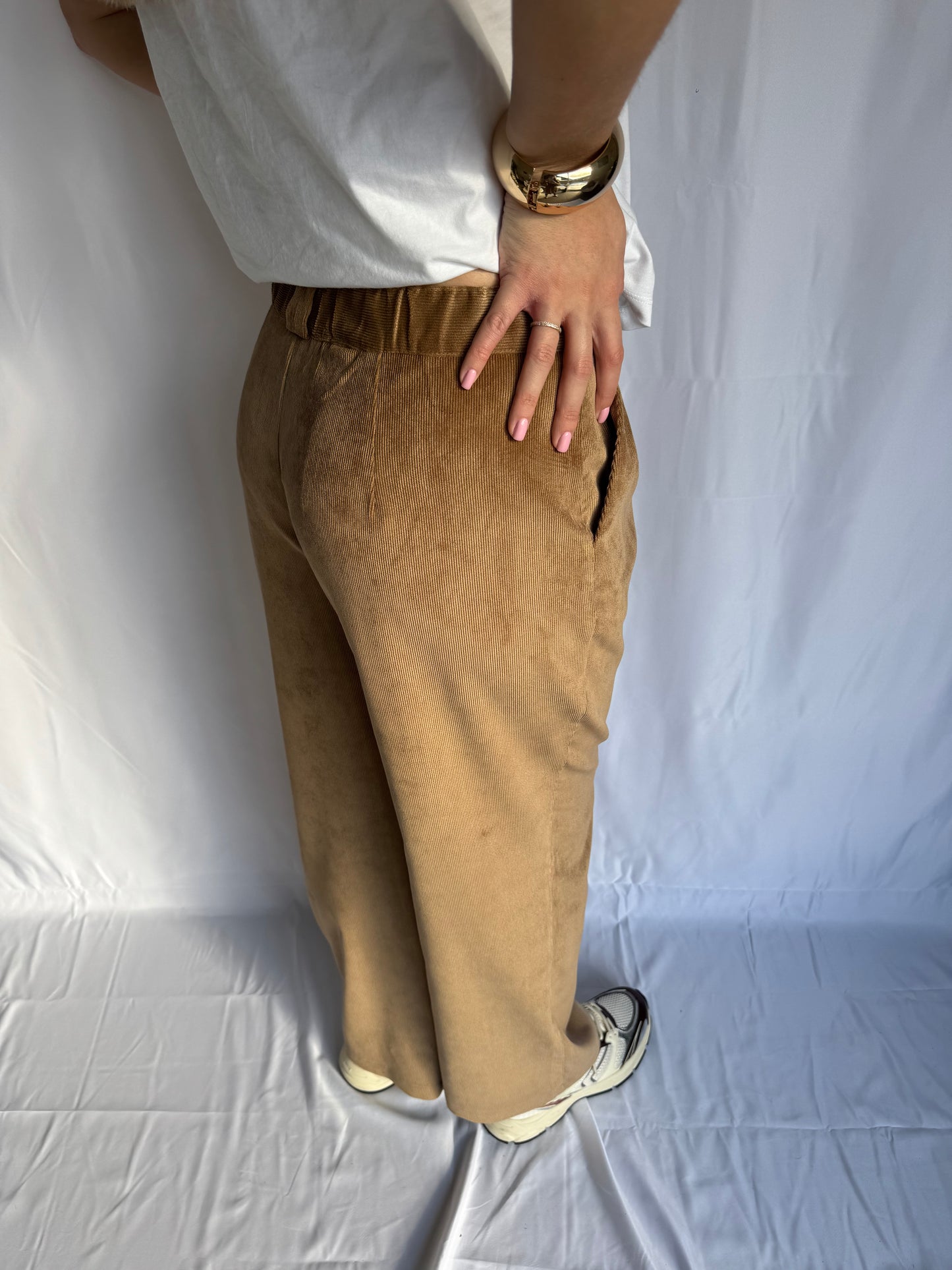 PANTALON VELOURS CÔTELÉ