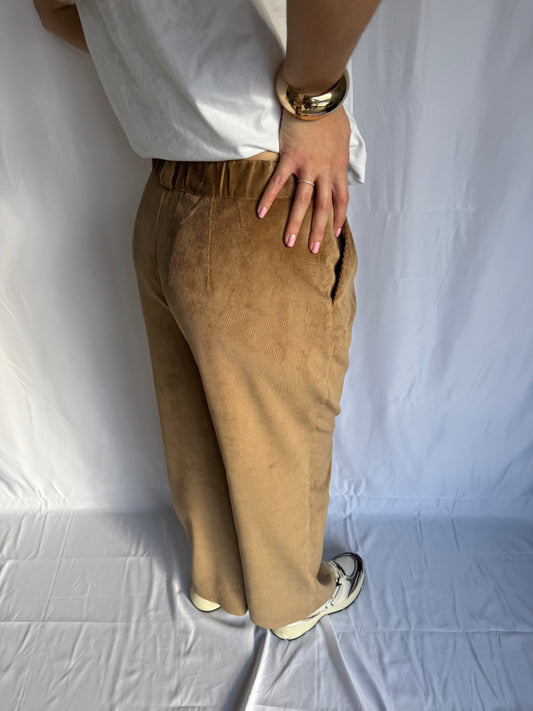 PANTALON VELOURS CÔTELÉ