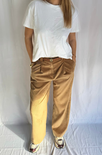 PANTALON VELOURS CÔTELÉ