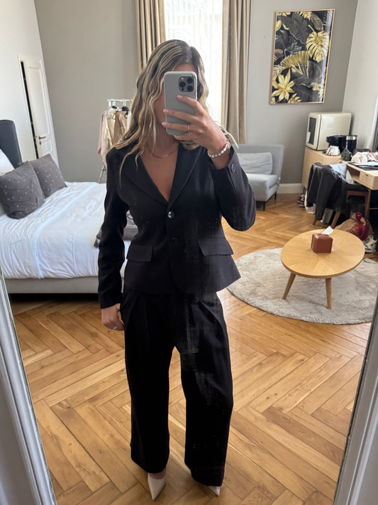 PANTALON DE TAILLEUR MARRON