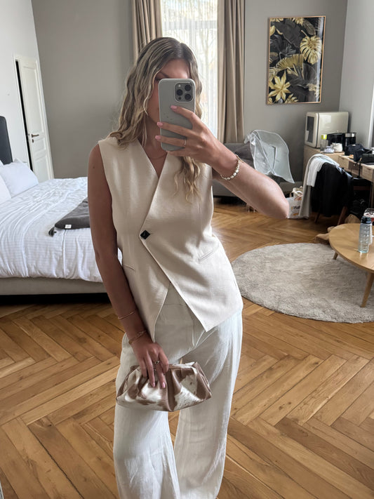 HAUT CROISÉ BEIGE