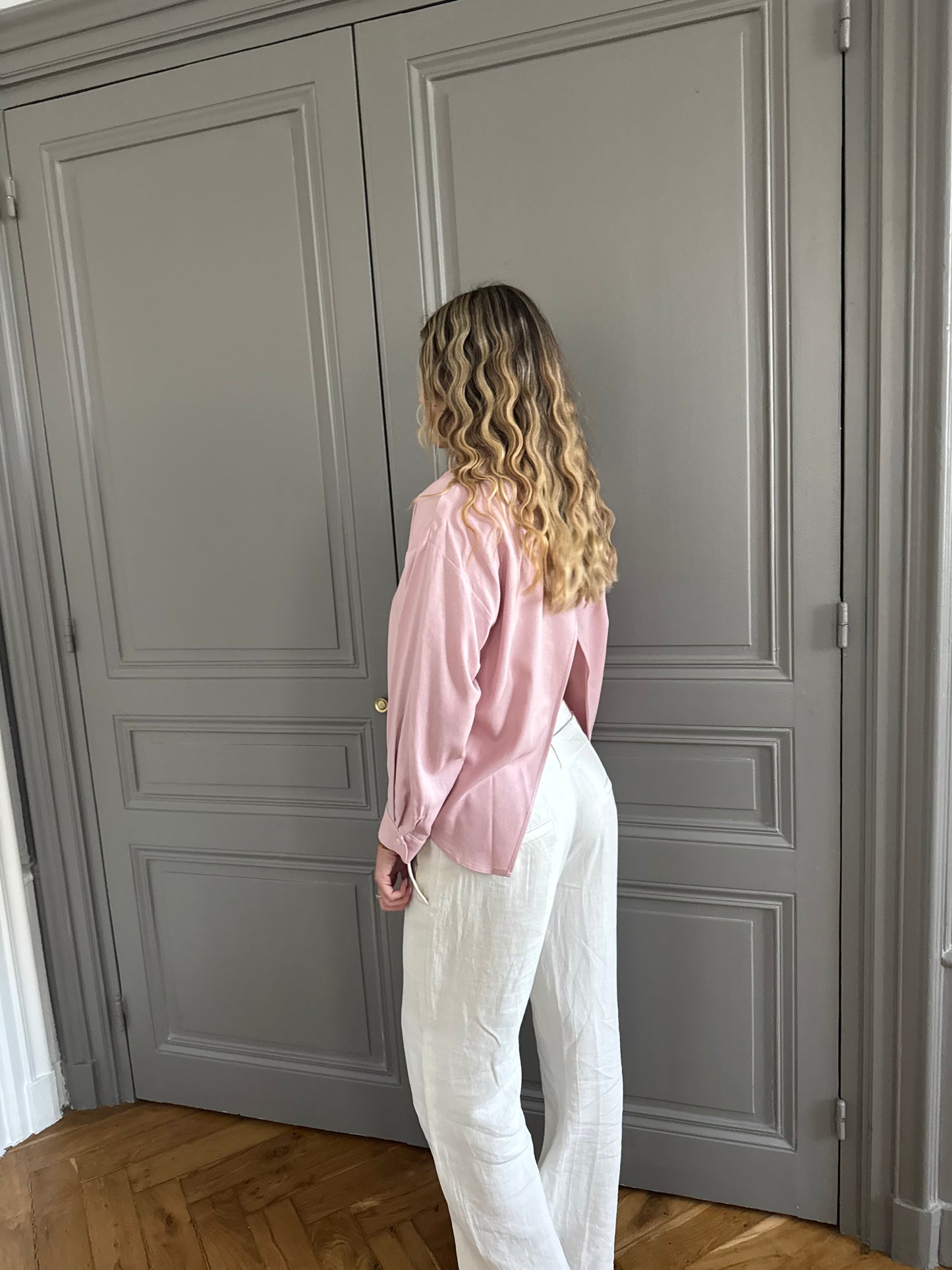 CHEMISE DOS NU ROSE